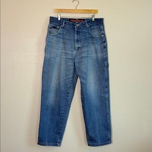 VIBES‎ JEAN Men's Vintage 38 x 34 Baggy Carpenter Jeans Grunge Skater 1990s